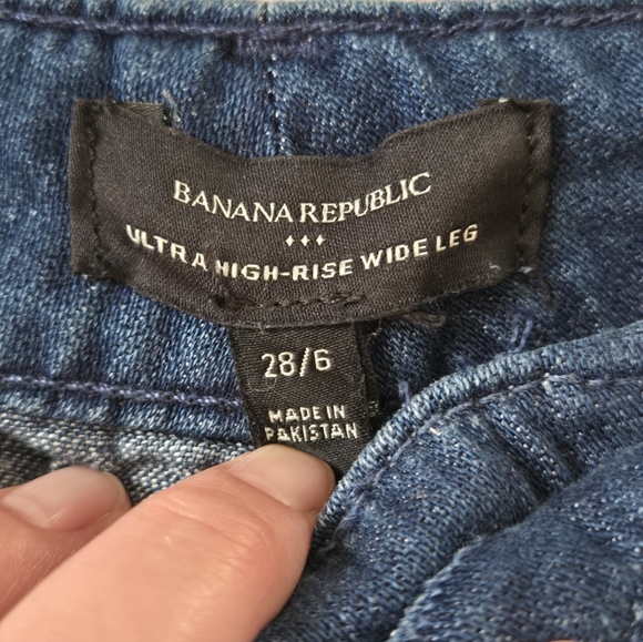 Banana Republic HighRise Wide Leg Jeans - Picture 7 of 7